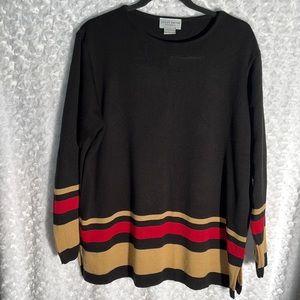 Medium weight classic colors sweater